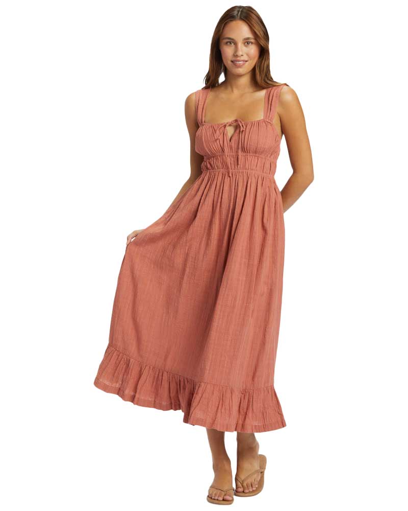 Roxy Paradise Winds Cedar Wood Γυναικείο Φόρεμα