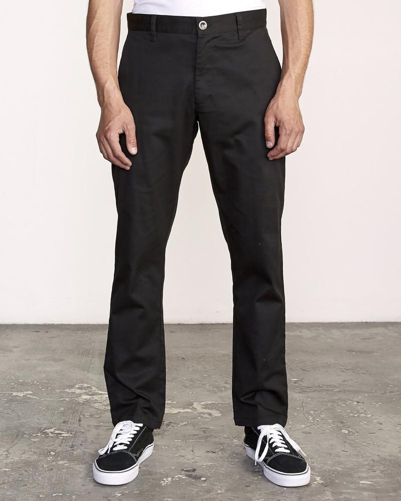 Rvca The Weekend Stretch Black Men's Pants