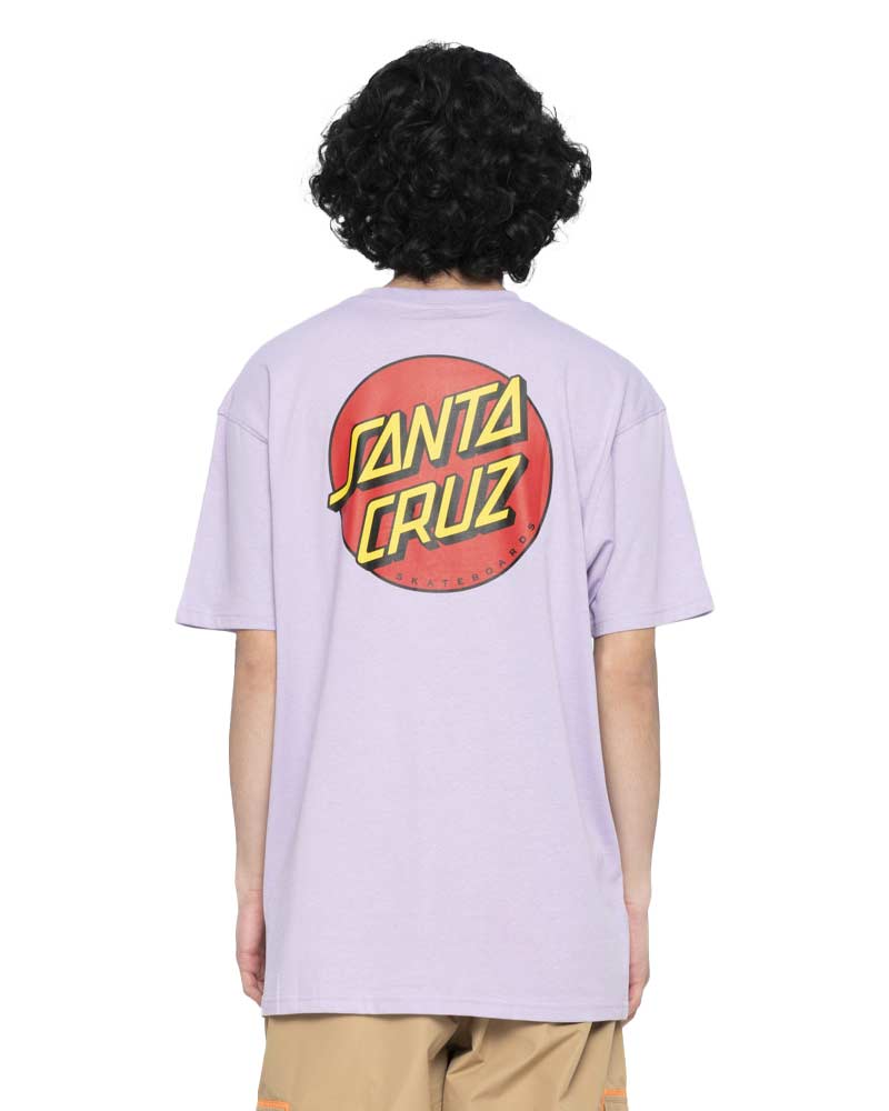 Santa Cruz Classic Dot Chest T-Shirt Digital Lavender Men's T-Shirt