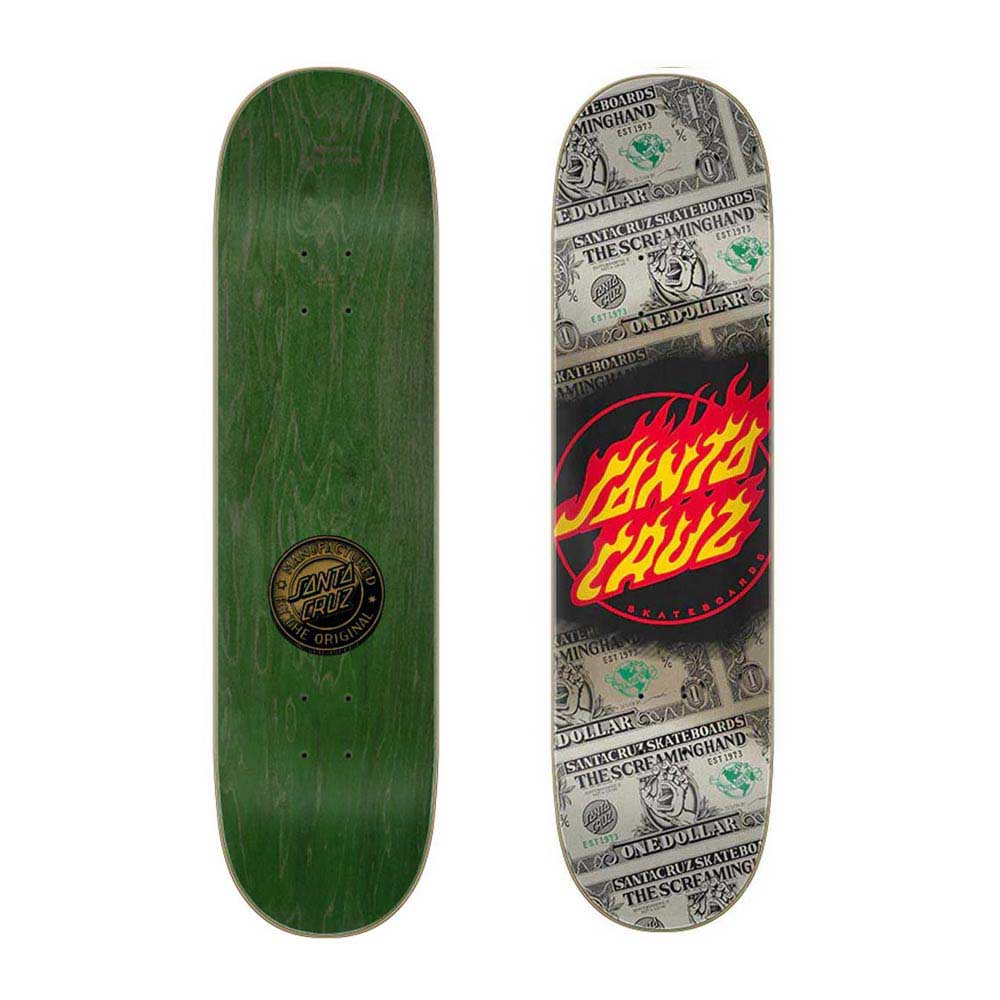 Santa Cruz Dollar Flame Dot 7 Ply Birch 8.0'' Σανίδα Skateboard