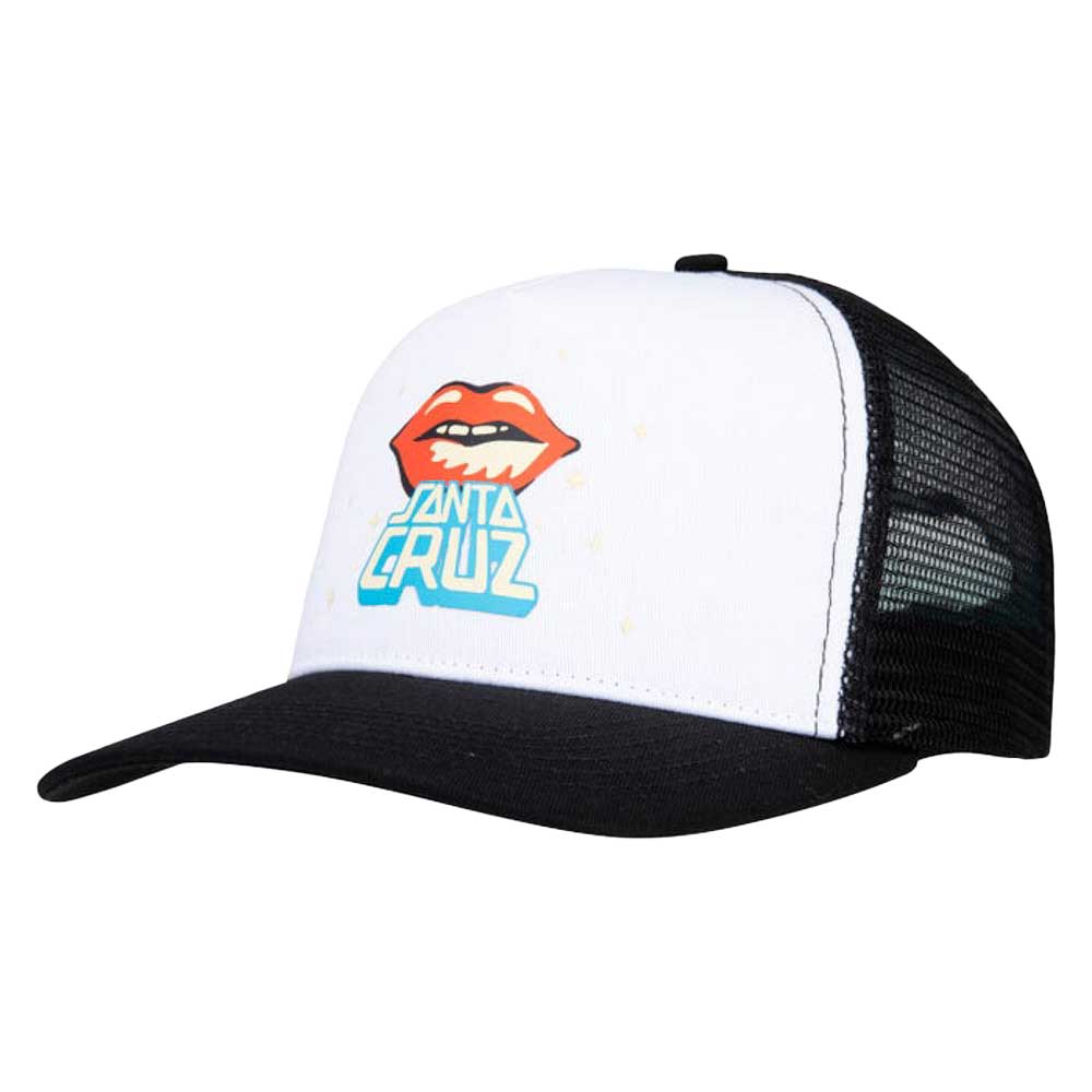 Santa Cruz Johnson Danger Zone Lips Meshback White Black Καπέλο