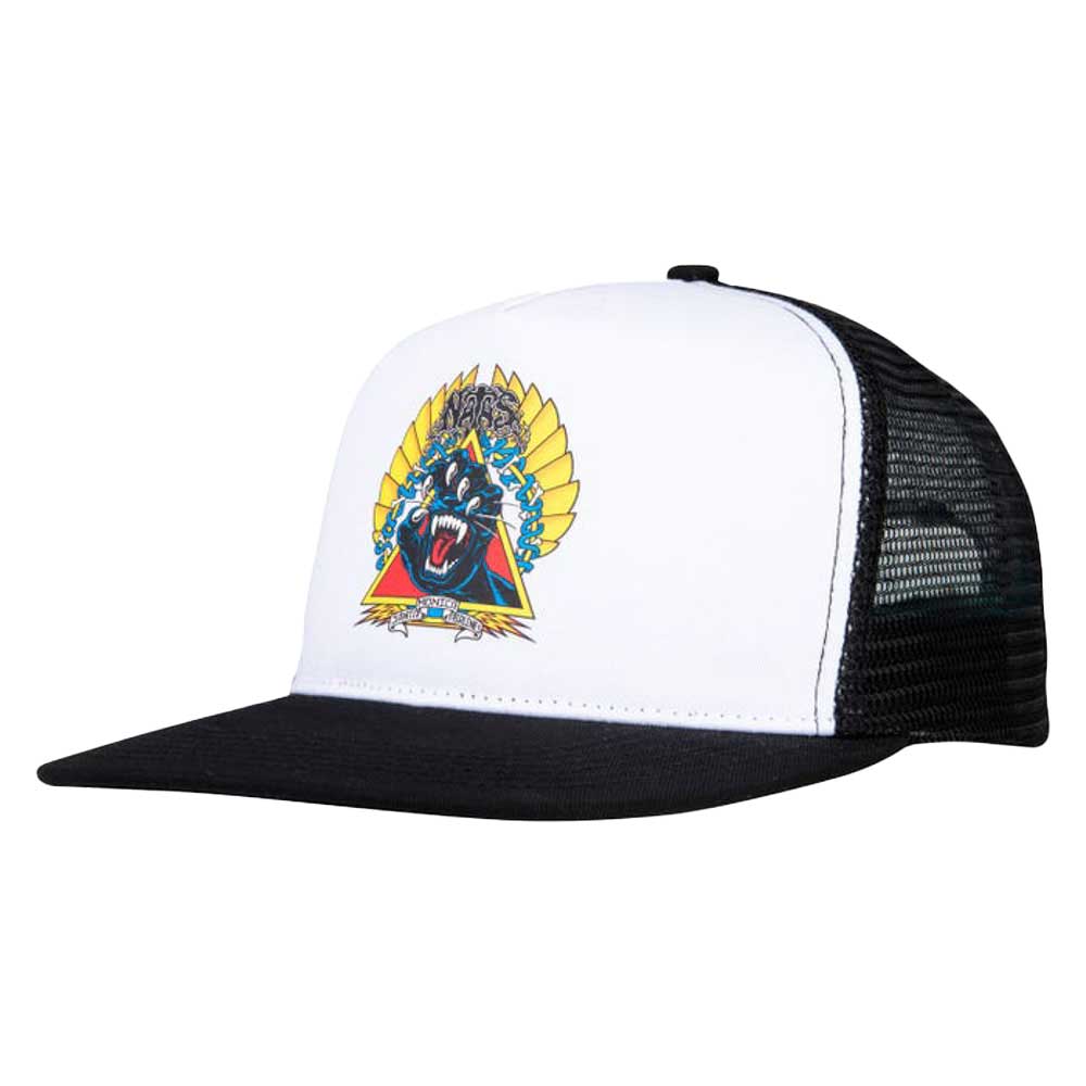Santa Cruz Natas Screaming Panther Meshback White Black Καπέλο