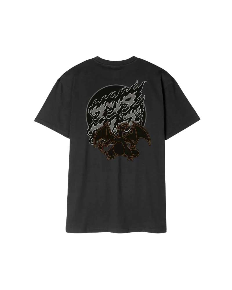 Santa Cruz Pokemon Fire Type 3 T-Shirt Black Men's T-Shirt