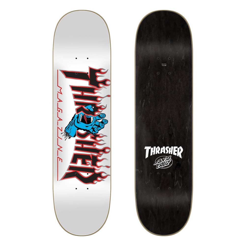 Santa Cruz X Thrasher Screaming Flame Logo 8.0'' Skateboard Deck