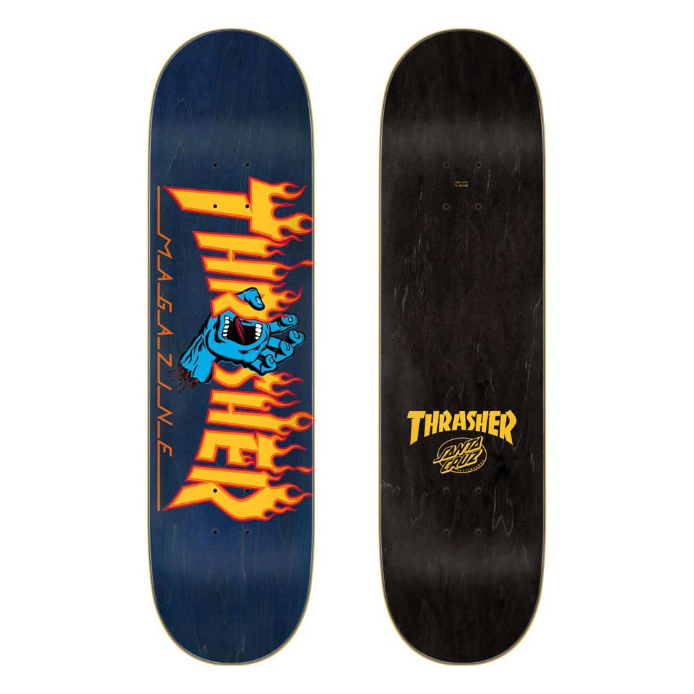Santa Cruz X Thrasher Screaming Flame Logo 8.25'' Skateboard Deck
