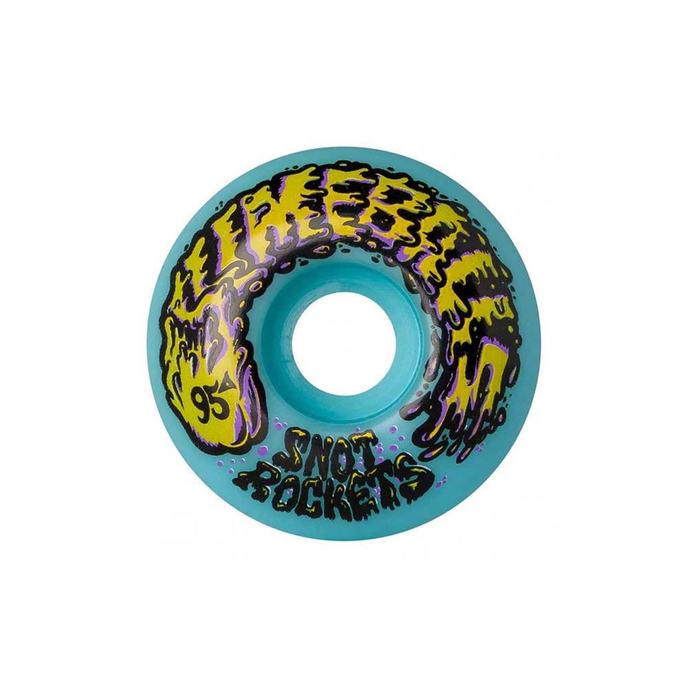 Slime Balls 53mm Snot Rockets Pastel Blue 95A Skateboard Wheels