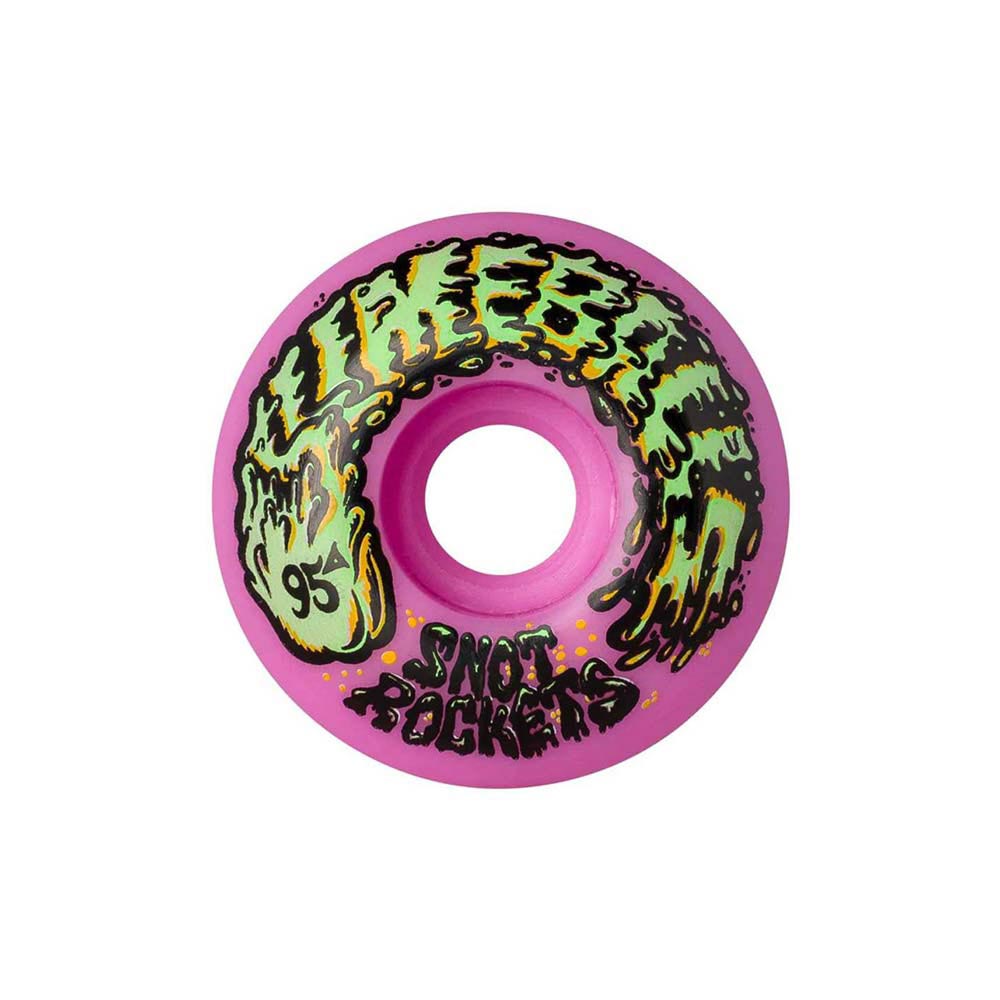 Slime Balls 54mm Snot Rockets Pastel Pink 95A Skateboard Wheels