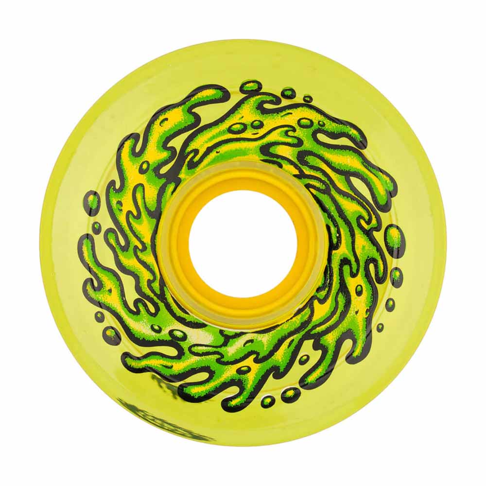 Slime Balls Og Slime Trans Yellow 78A 66mm Skateboard Wheels