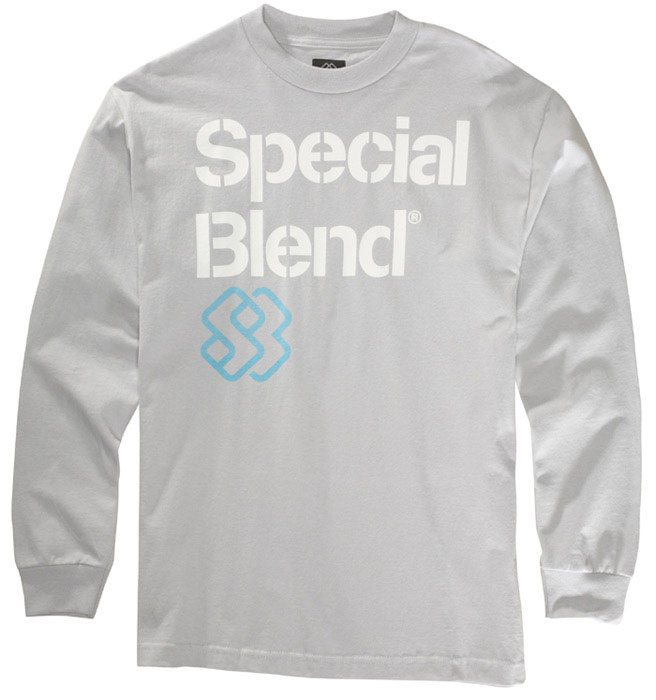 Special Blend Stacked Stencil Cement Ledg Men's Long Sleeve T-Shirt