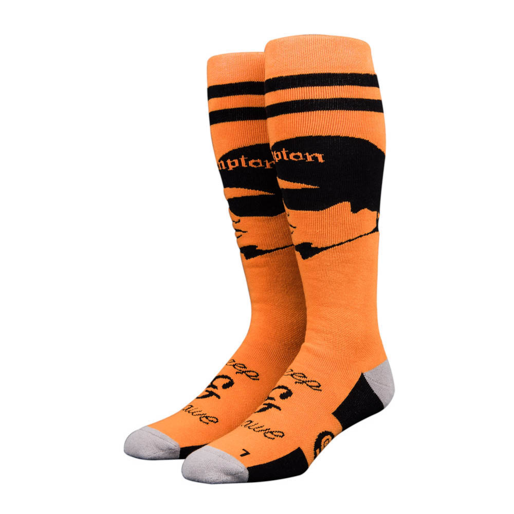 Stinky Socks  Creep & Craw Orange Black Snow Socks