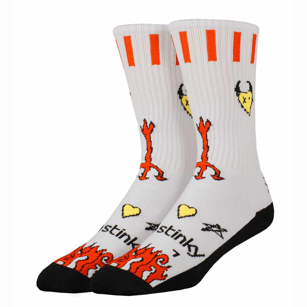 Stinky Socks Game On Black/White Κάλτσες