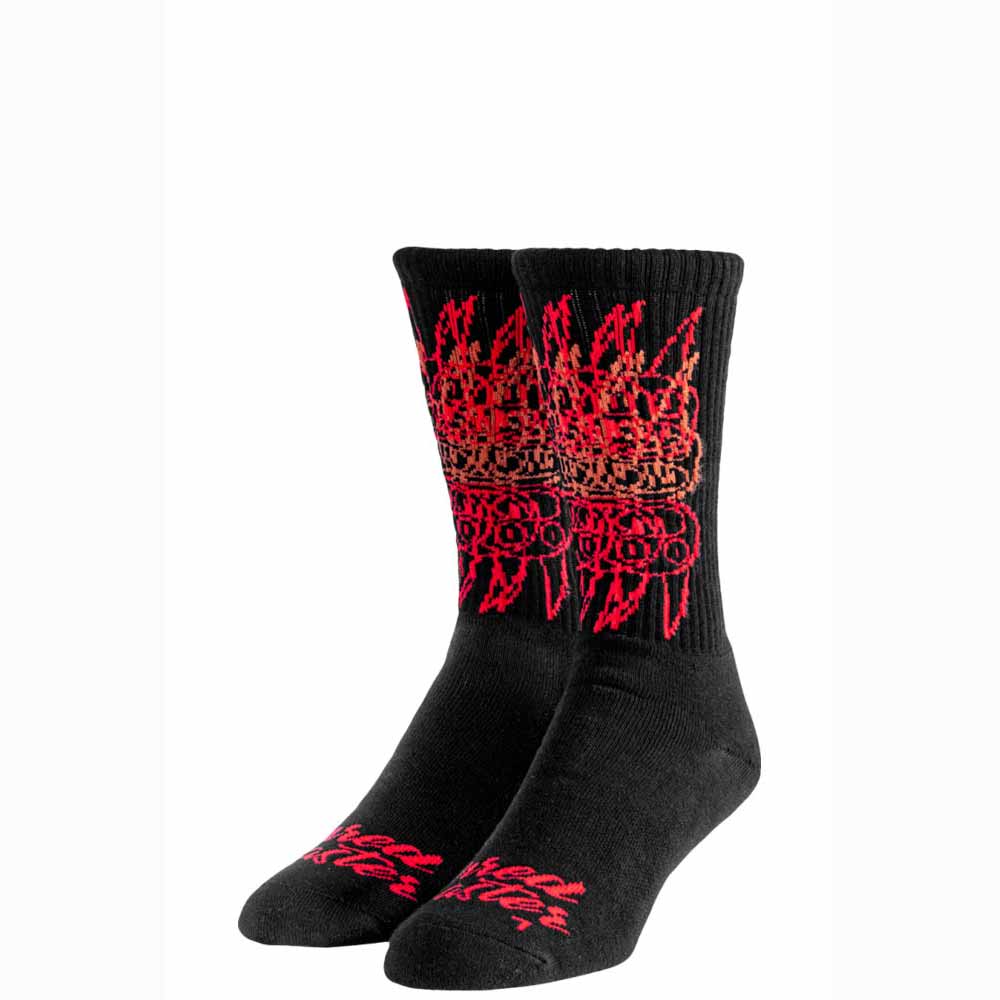Stinky Socks Shredmaster V2 Black/Red Socks