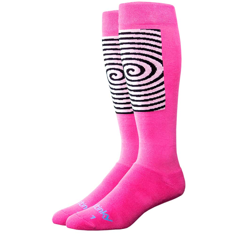 Stinky Socks The Trip Pink Snow Socks