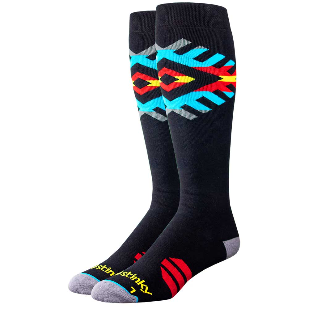 Stinky Socks Tribal Navy Blue Snow Socks