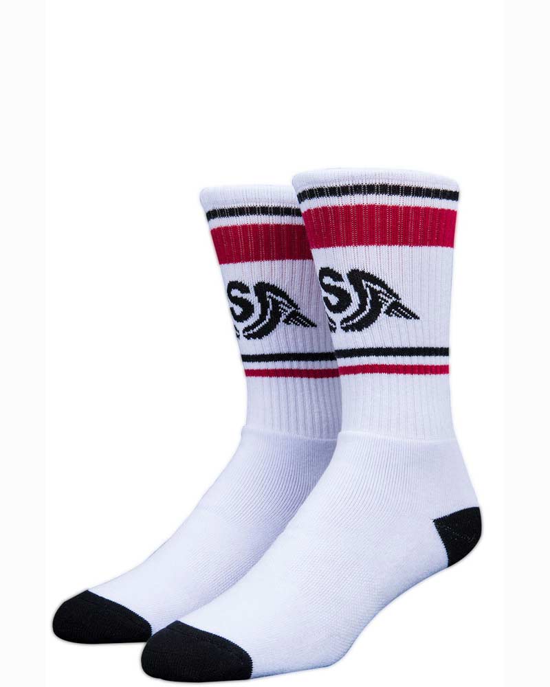 Stinky Socks Wings White Socks