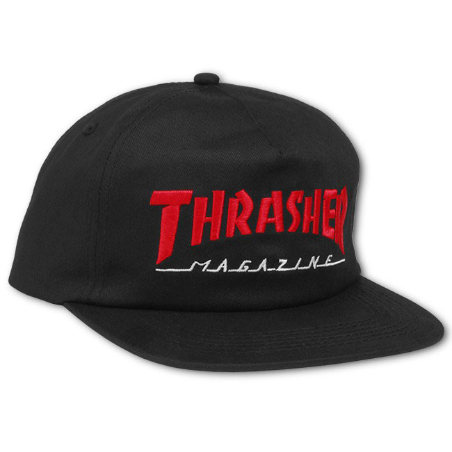 Thrasher  2 Tone Black Red Ηατ