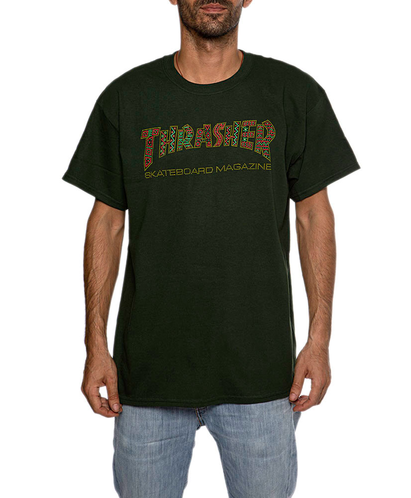 Thrasher Davis Forest Green Ανδρικό T-Shirt