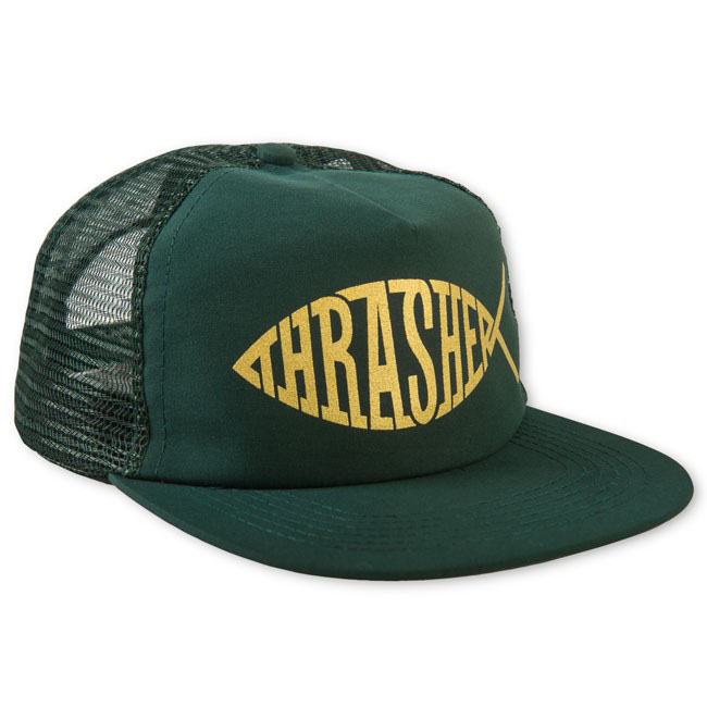 Thrasher Fish Mesh Snapback Green Καπέλο