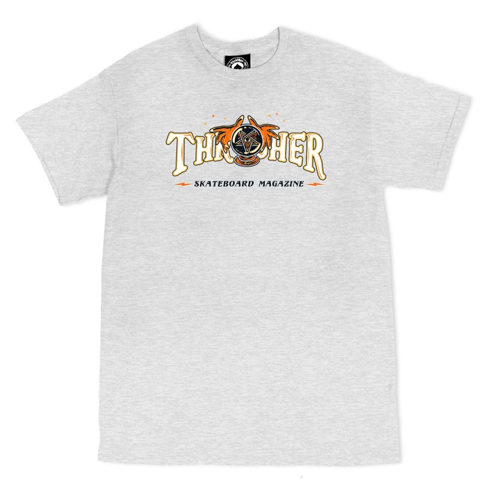 Thrasher Fortune Logo Ash Gray Men's T-Shirt