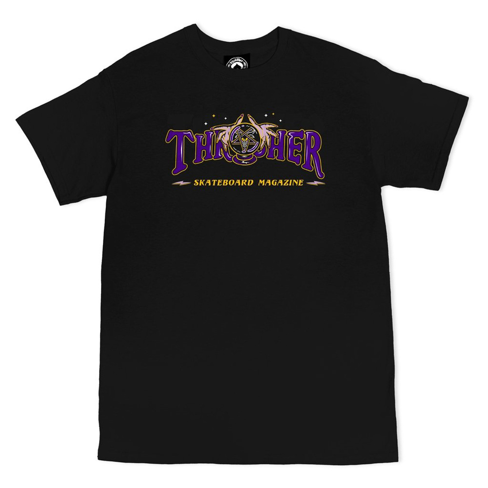 Thrasher Fortune Logo Black Ανδρικό T-Shirt