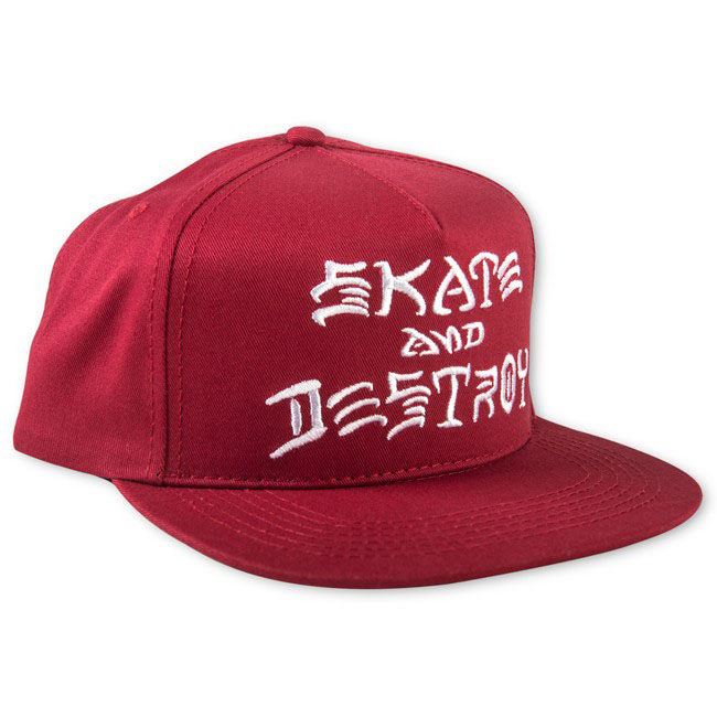 Thrasher Sad Embroidered Snapback Red Καπέλο