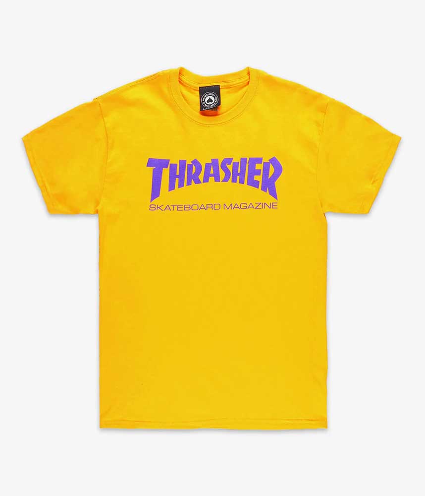 Thrasher Skate Mag Gold Purple Men's T-Shirt