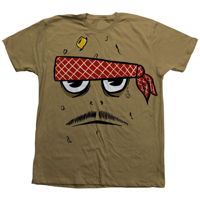 Toy Machine Poo Poo Head Face Brown Men's T-Shirt