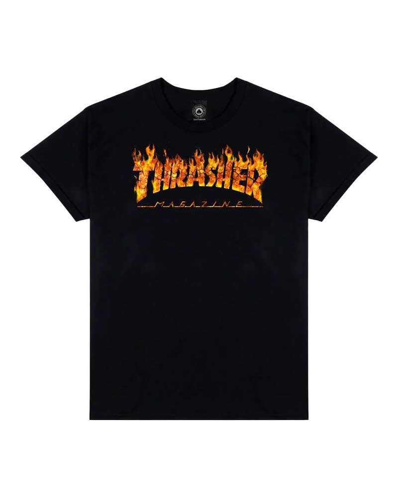 Trasher Inferno Black Ανδρικό T-Shirt