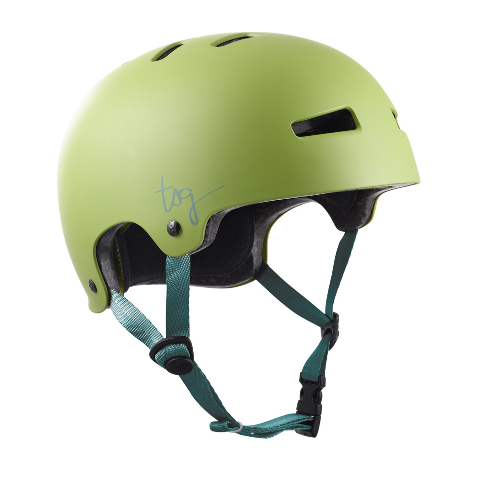 Tsg Evolution Solid Color Satin Calla Green Women's Helmet