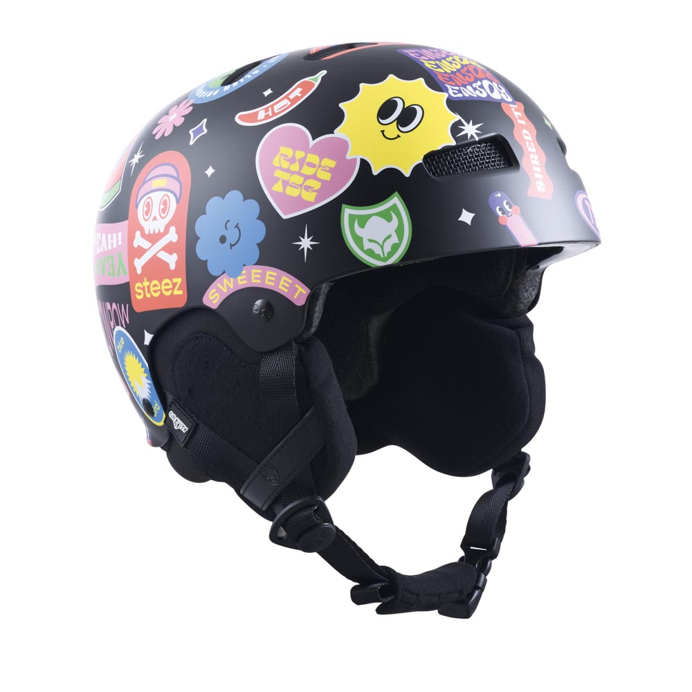 Tsg Gravity Graphic Design Happy Sticker Helmet