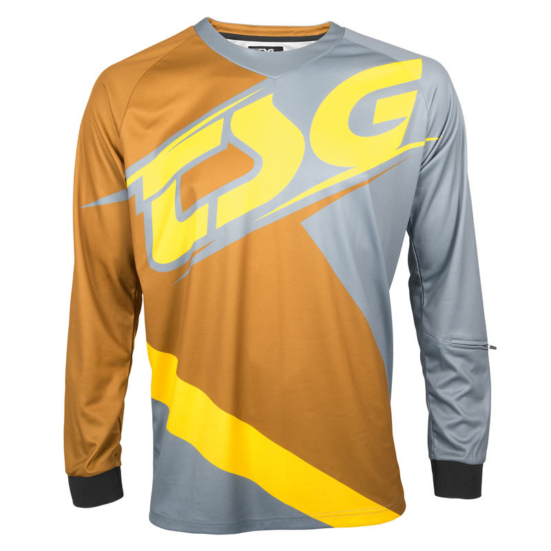 TSG Hunter Yellow Grey Dh Shirt
