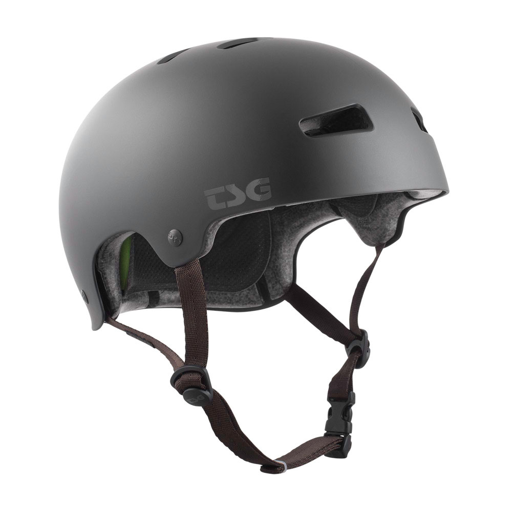 TSG Kraken Solid Color Satin Black Helmet