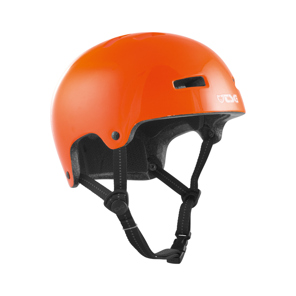 TSG Nipper Maxi Solid Color Gloss Orange Kids Helmet