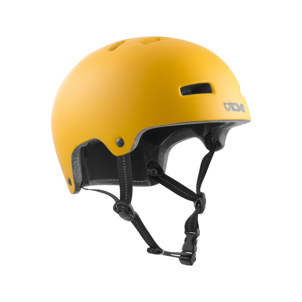 TSG Nipper Maxi Solid Color Satin Mustard Kids Helmet