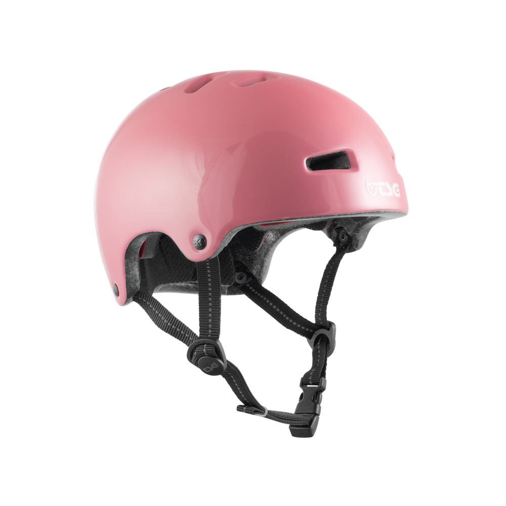 TSG Nipper Mini Solid Color Gloss Baby Pink Kid's Helmet