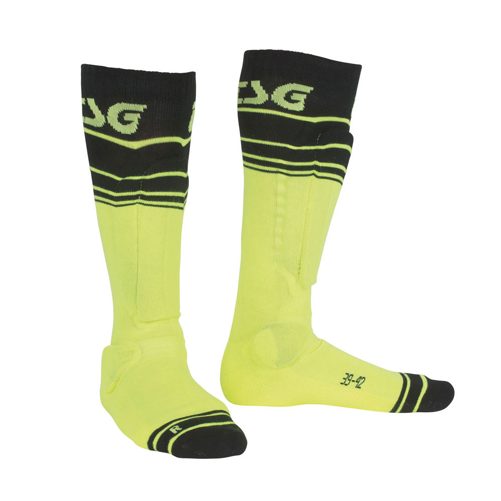 TSG Riot Yellow Stripped Sock