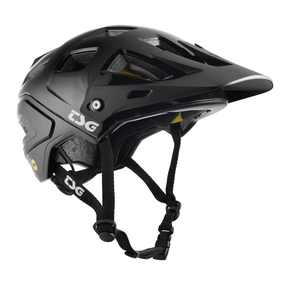 TSG Scope Mips Solid Color Gloss Black Helmet