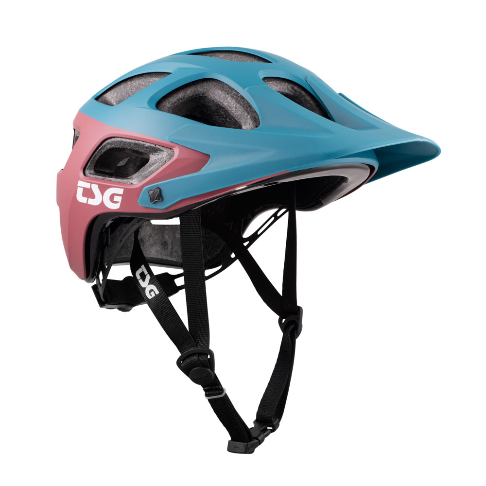 TSG Seek Graphic Design Block Ocean Cedar Helmet