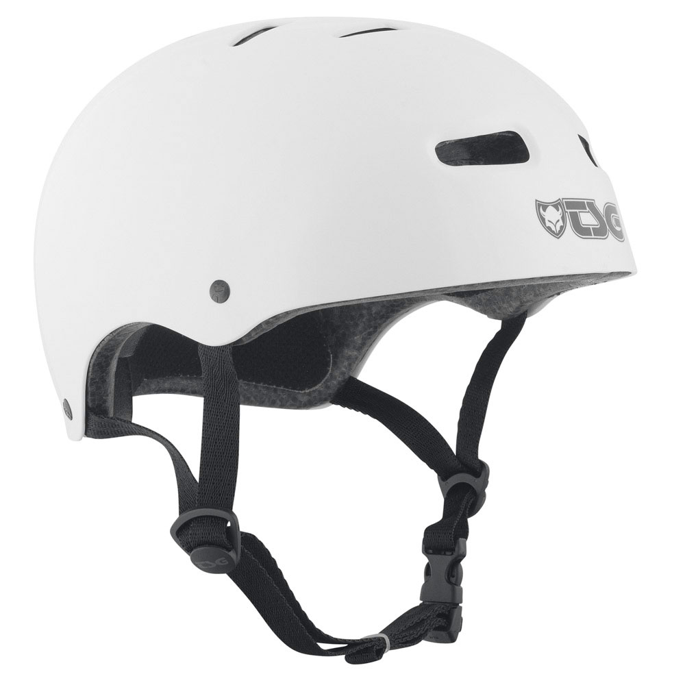 TSG Skate/Bmx Injected Color Injected White Helmet