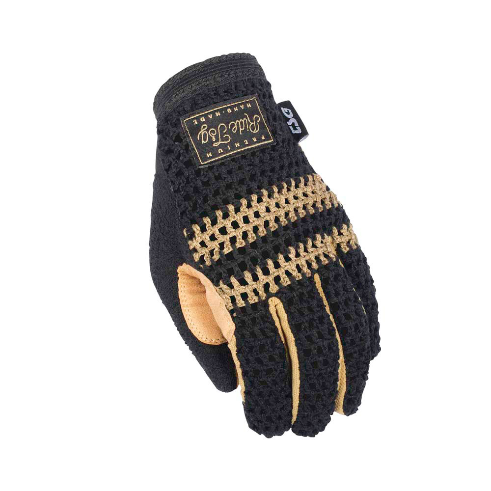 TSG Slim Knit Glove Black Beige