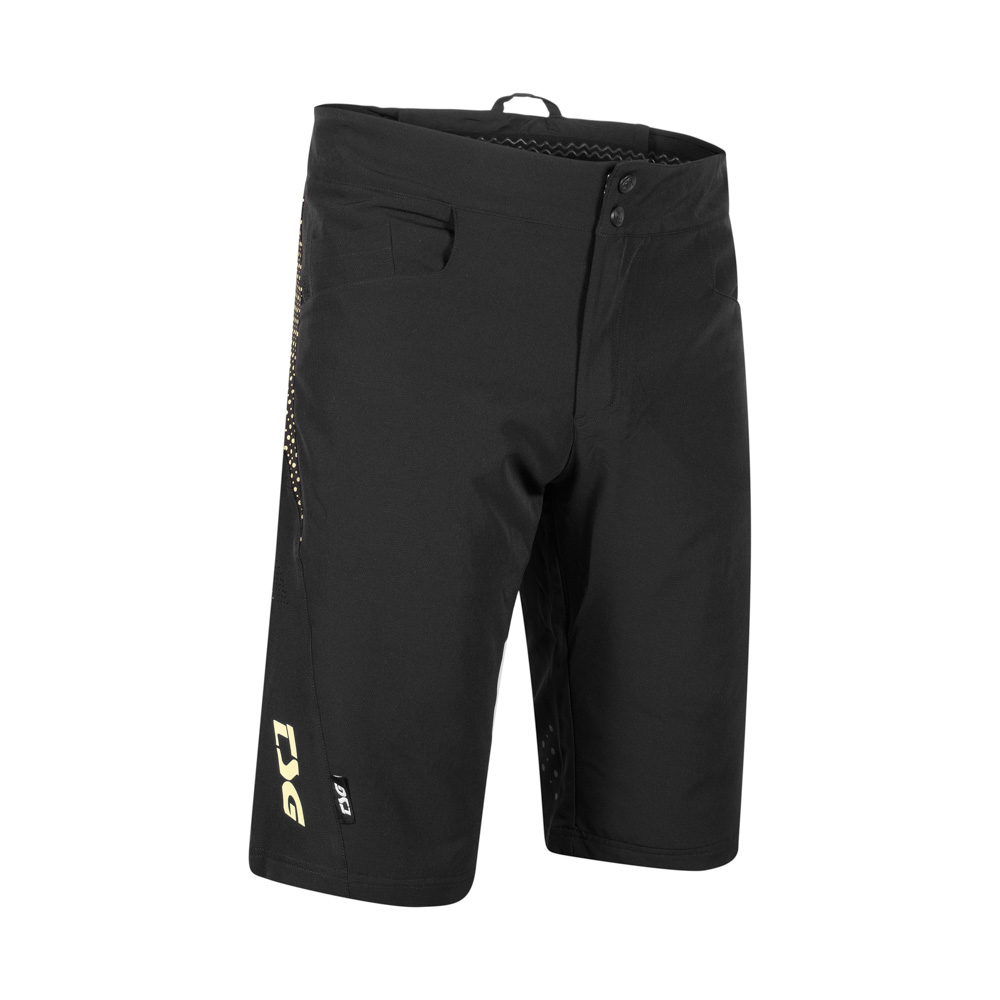 TSG SP5 Shorts Black Neon Yellow Ποδηλατική Βερμούδα