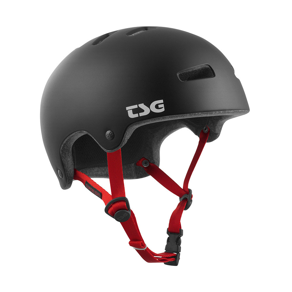 TSG Superlight Solid Color Satin Black Helmet