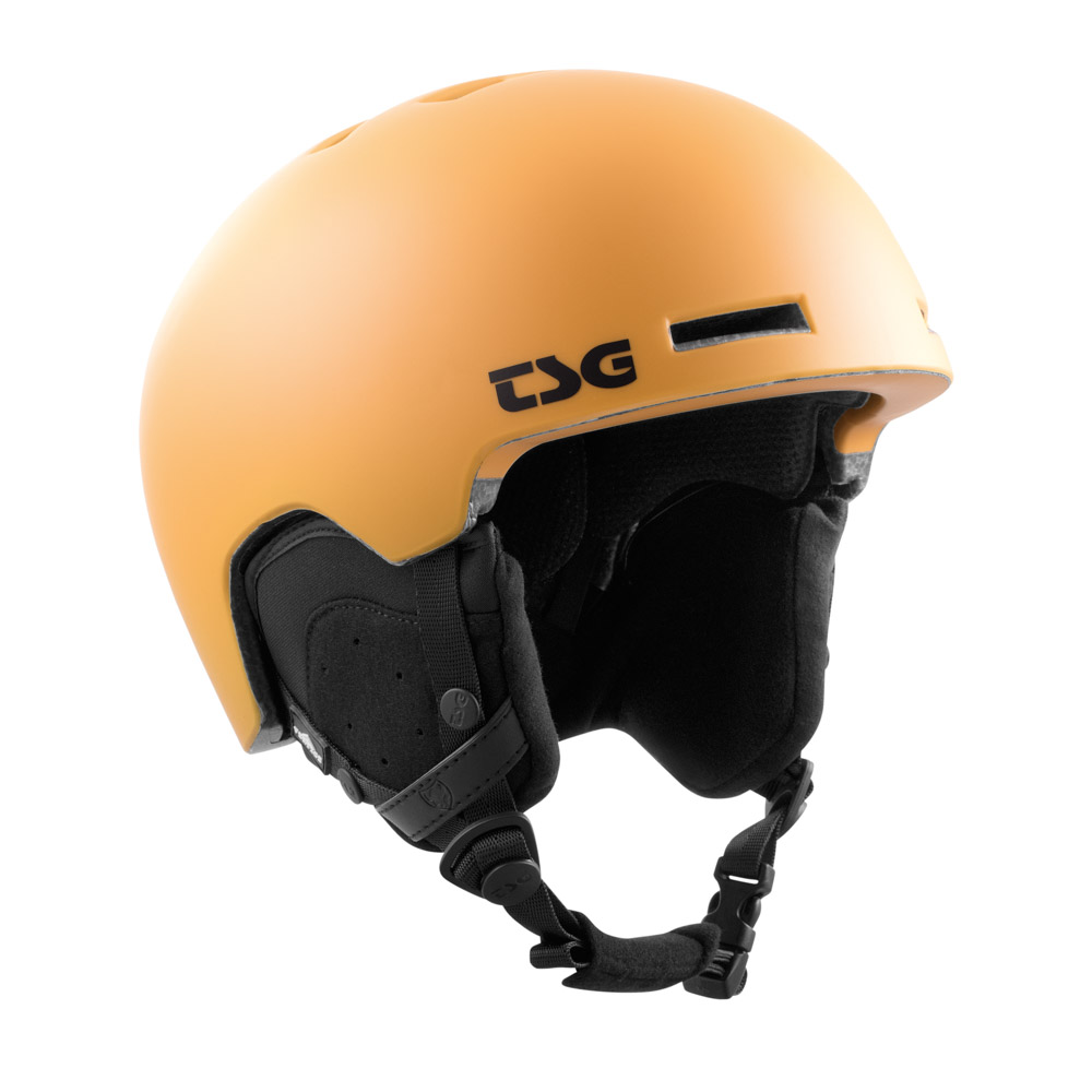 Tsg Vertice Solid Color Satin Yellow Ochre Helmet