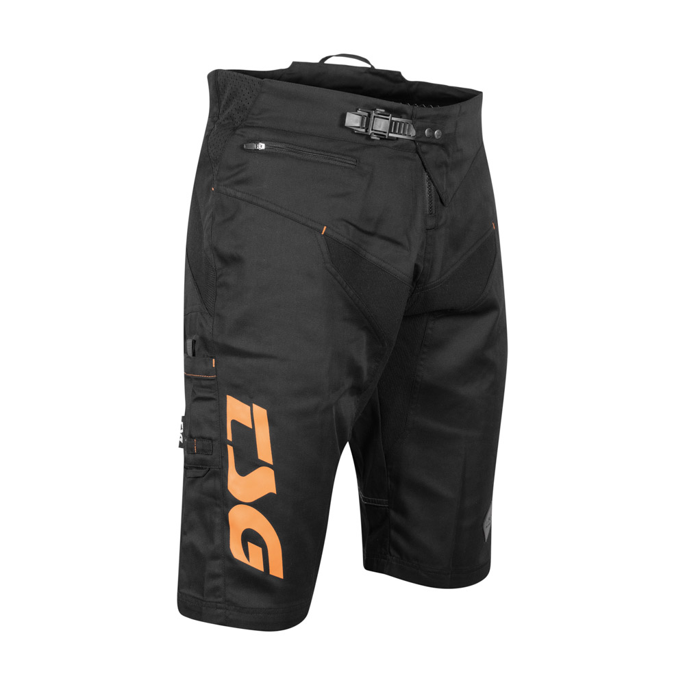 TSG Worx Black Orange Shorts