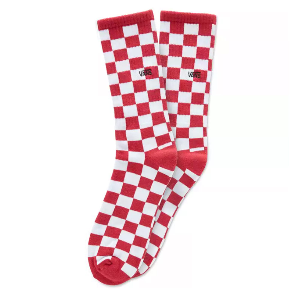 Vans Checkerboard Ii Crew Red White Check Κάλτσες
