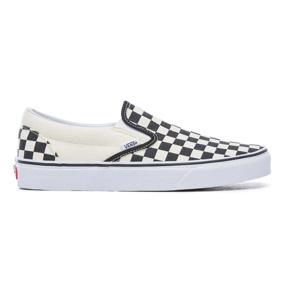 Vans Classic Slip On Black/White/Checker/White Men's Shoes