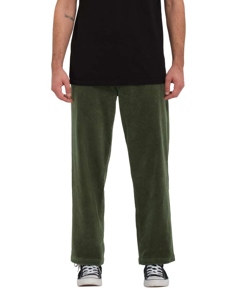 Volcom Fa Modown Relaxed Tapered Squadron Green Ανδρικό Παντελόνι