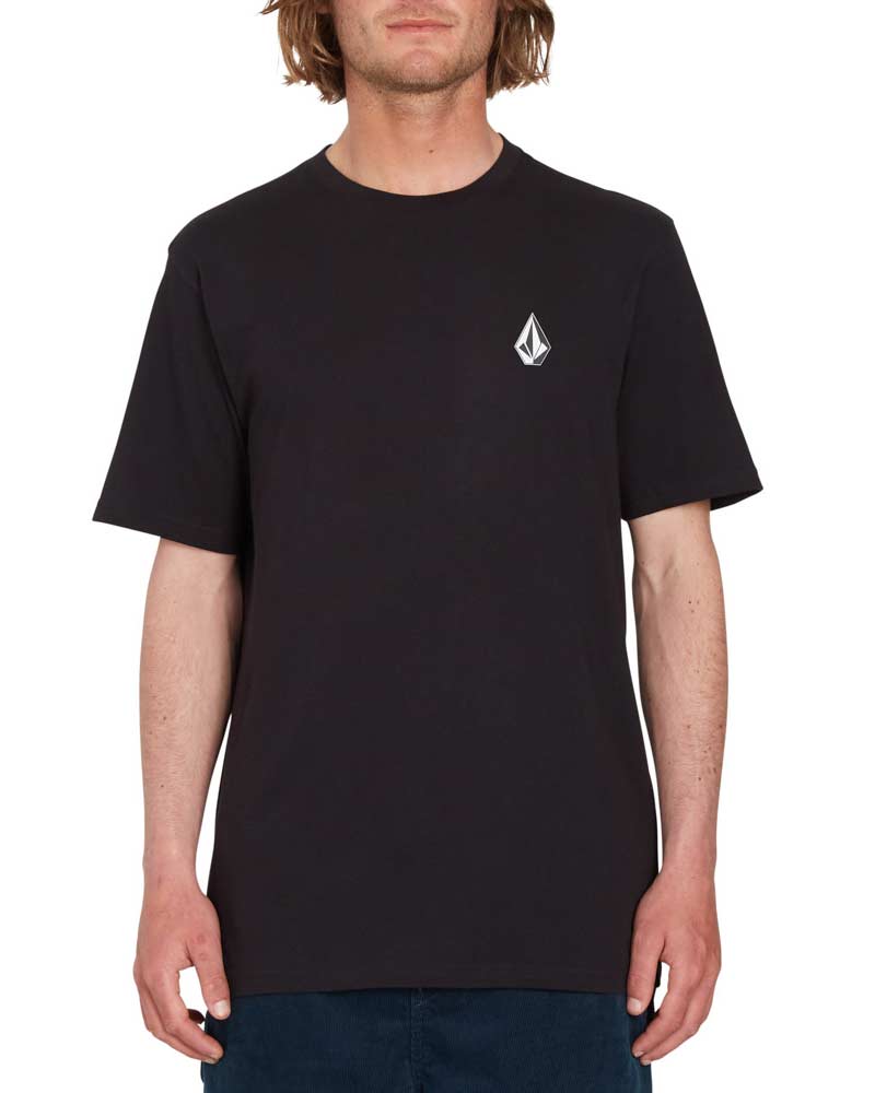 Volcom Iconic Stone Sst Black Ανδρικό T-Shirt