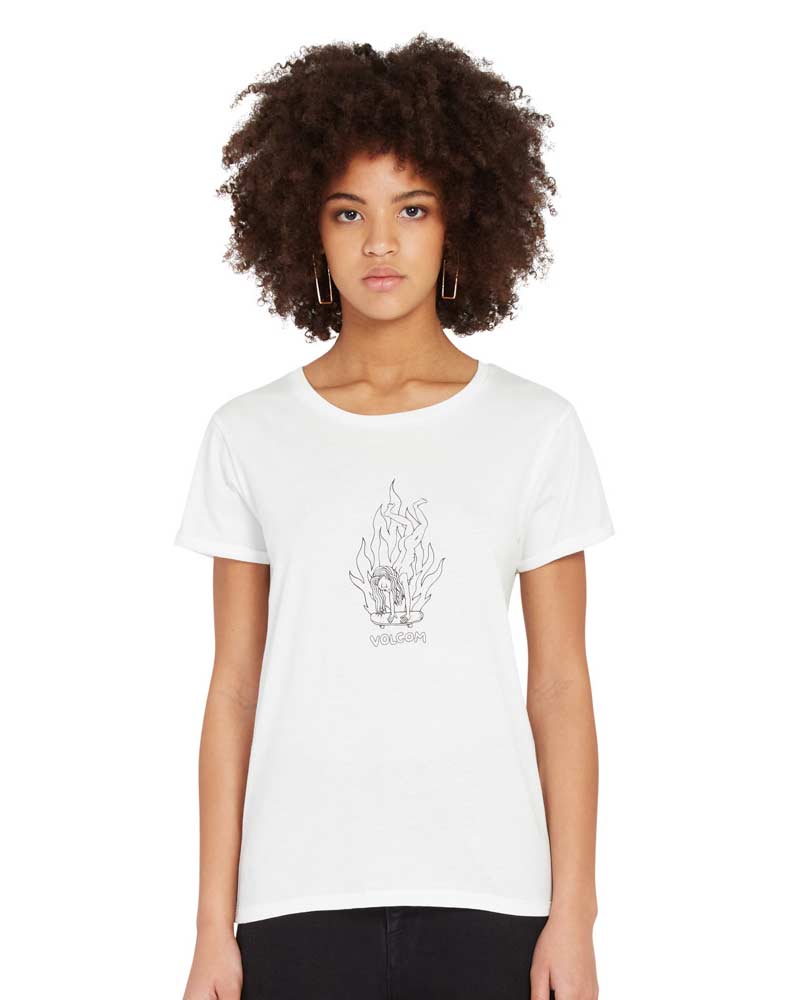 Volcom Radical Daze Tee Star White Γυναικείο T-Shirt