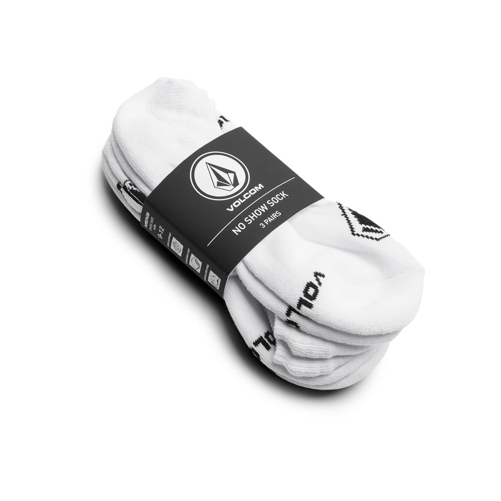 Volcom Stones Nshw Sock 3Pk White Κάλτσες